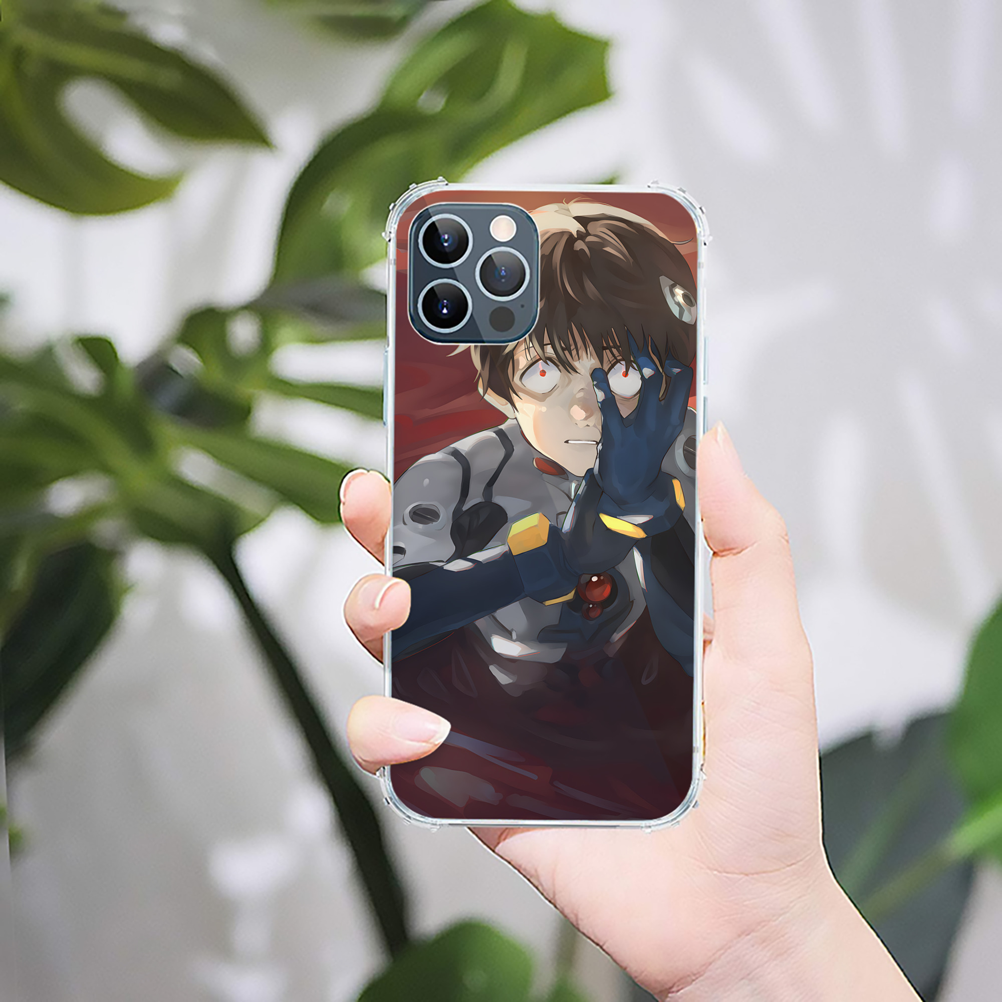 （画像用） EVA 新世紀エヴァンゲリオン 【iPhone 12シリーズ対応】透明スマホケース（クリアソフトケース）